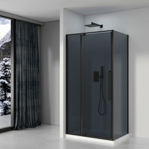 Душевой уголок Black & White Stellar Wind S818 BG-1000 100х80